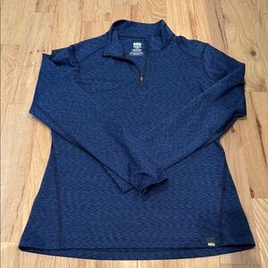 REI Women's Long Sleeve Blue Tee